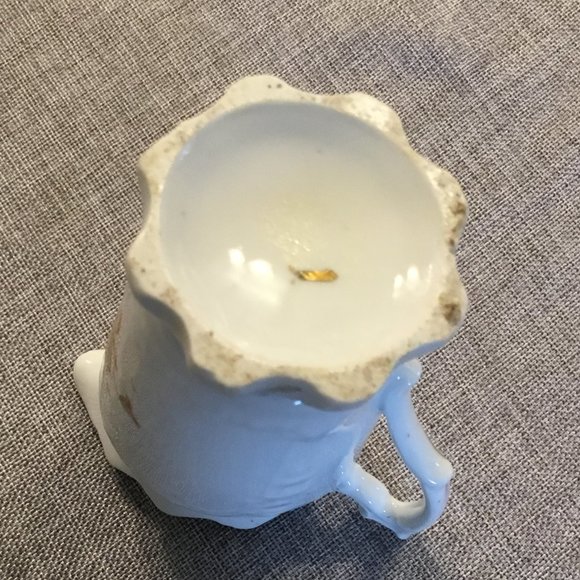 Vintage small white pitcher. - Picture 4 of 4
